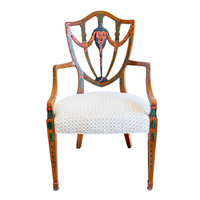 Wellington Hall Ltd. Decorated Shield Back Chair