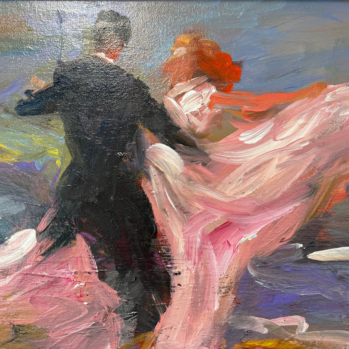 "Pink Waltz" Oil on Canvas by Gloria Coker, 2006
