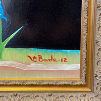 "Looking Back At Everything He Saw The Special One" Oil on Canvas by Martin LaBorde, 2012