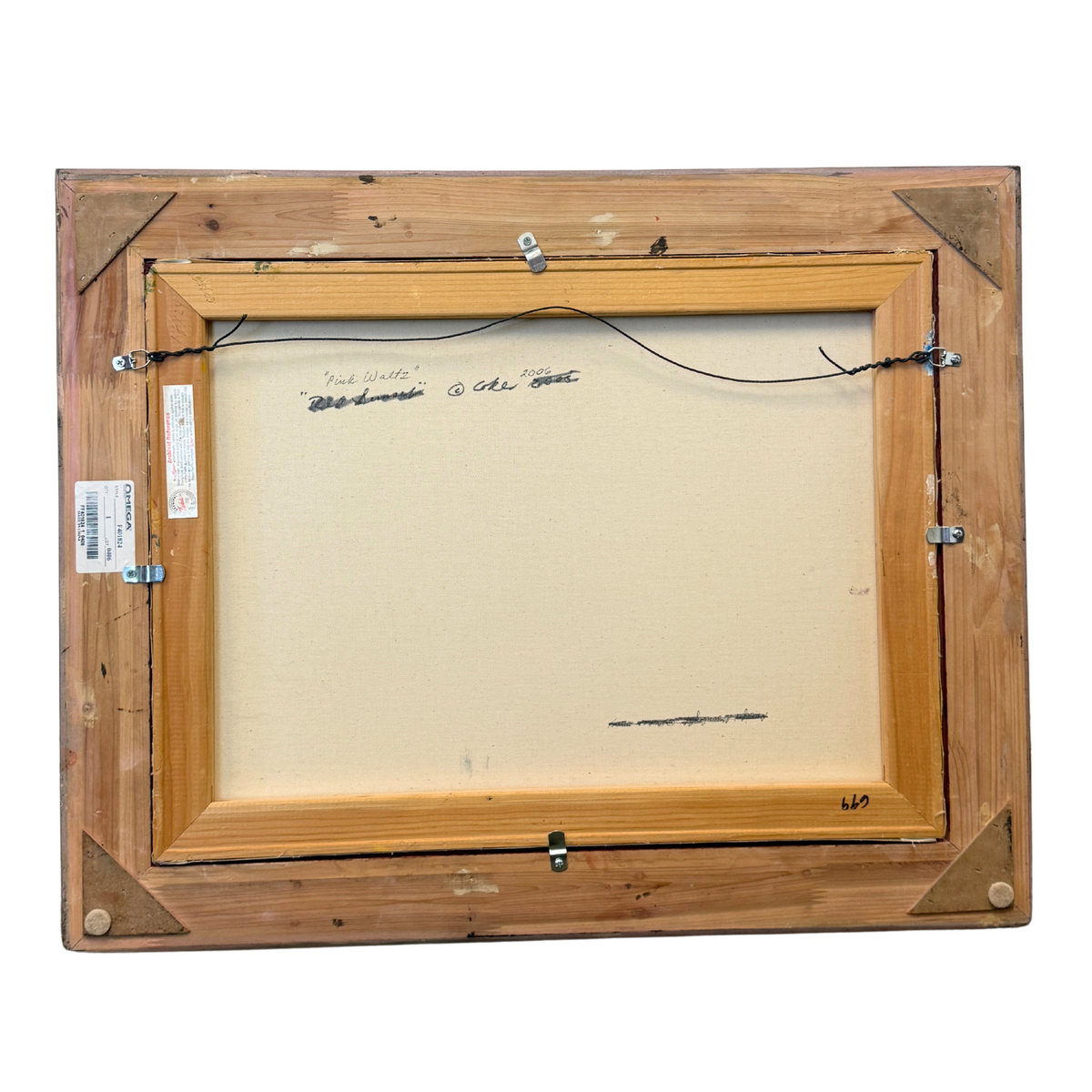 "Pink Waltz" Oil on Canvas by Gloria Coker, 2006