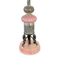 Frederick Cooper Tyndale Pink Marble Regency Lamp w/ Original Shade
