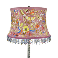 Frederick Cooper Tyndale Pink Marble Regency Lamp w/ Original Shade