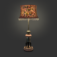 Frederick Cooper Tyndale Pink Marble Regency Lamp w/ Original Shade