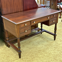 1930’s Mahogany Sheraton Knee Hole Desk