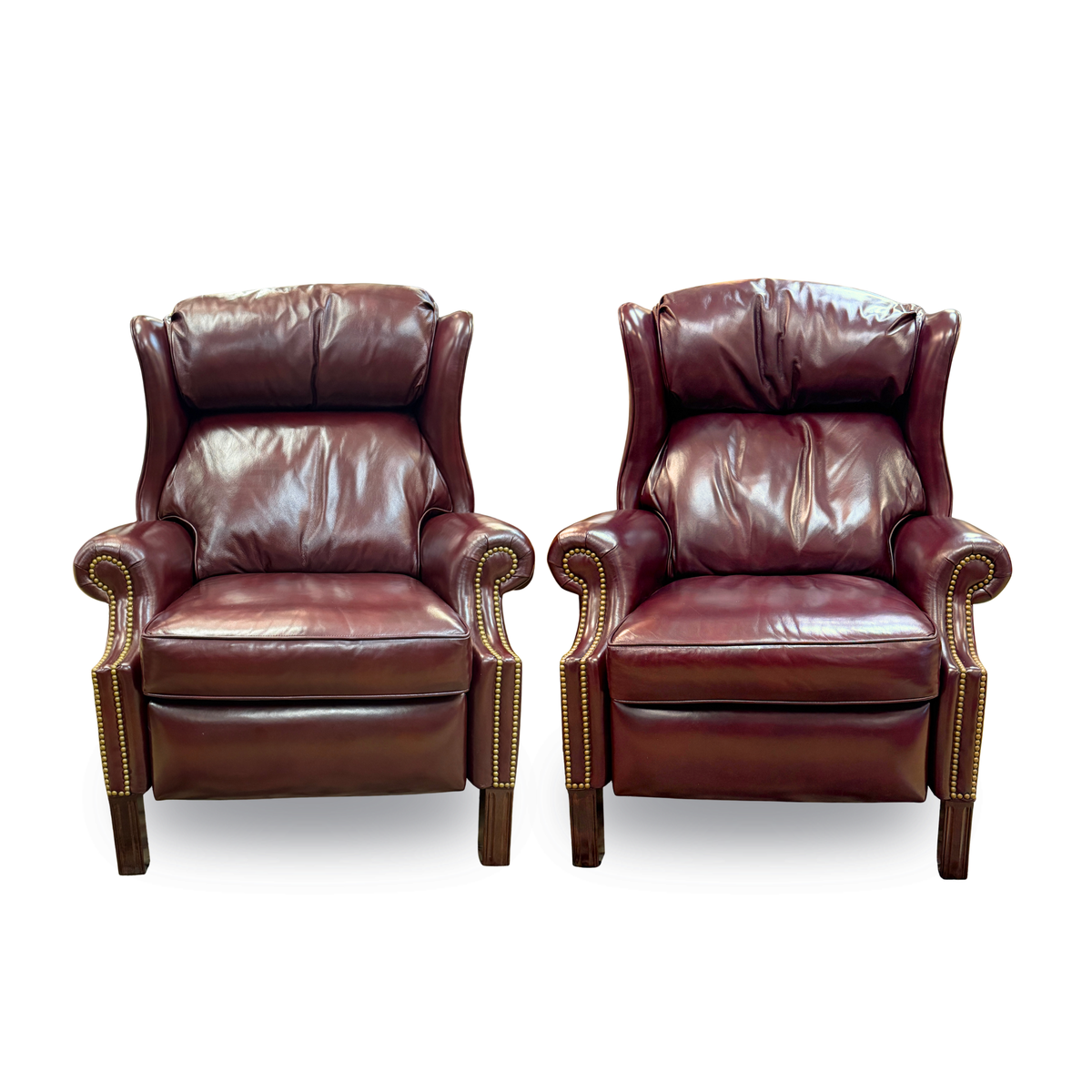 Hancock & Moore Royal High Leg Recliners (Pair)