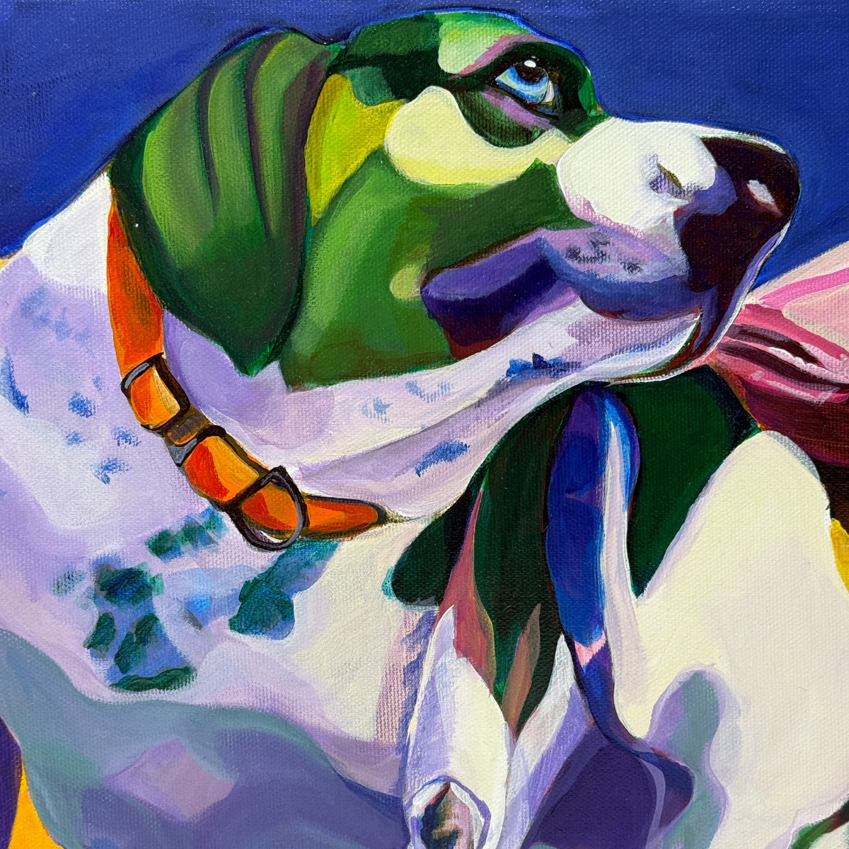 "Beagle" Acrylic on Canvas by Adele Castillo, 2006