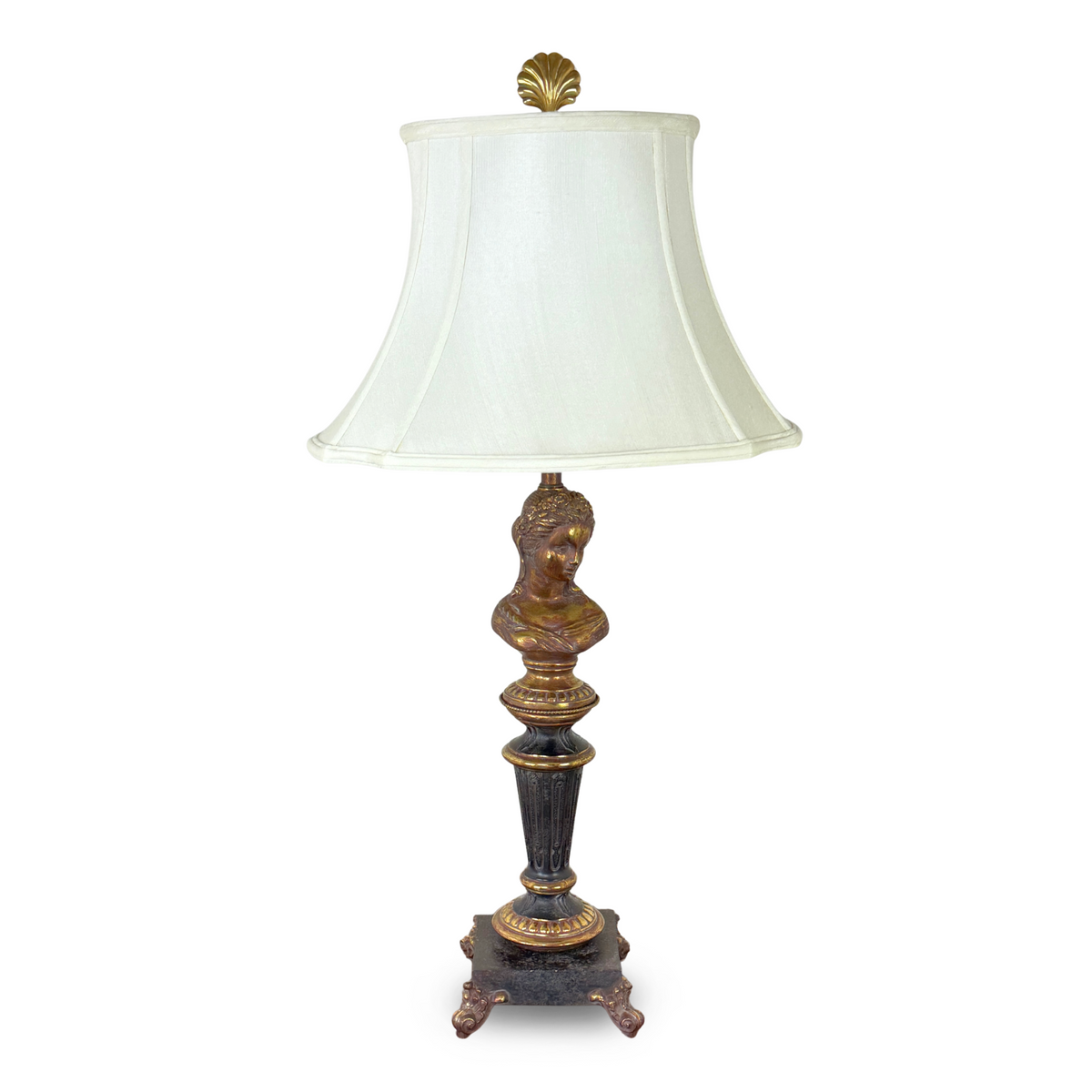 Vintage Neo-Classical Spelter Table Lamp