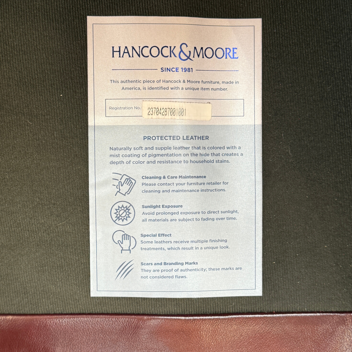 Hancock & Moore Royal High Leg Recliners (Pair)