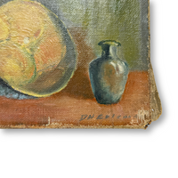 Small Still Life Oil on Canvas, ca. 1920