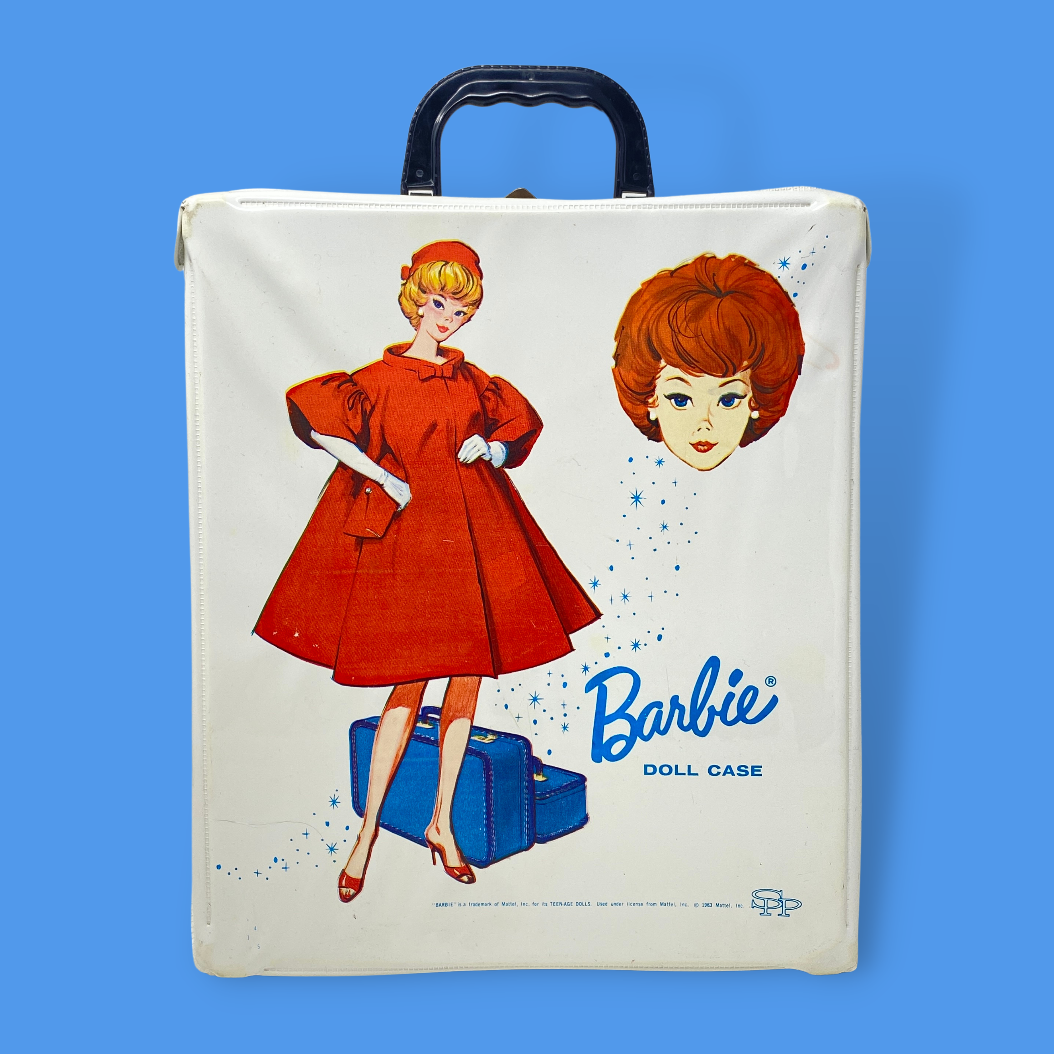 1963 barbie sales doll case