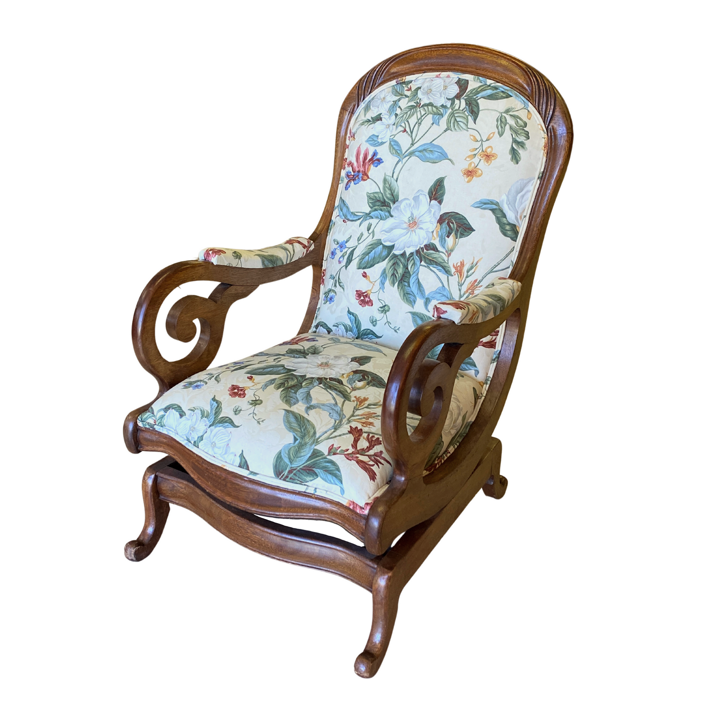 Antique Magnolia Rocking Chair