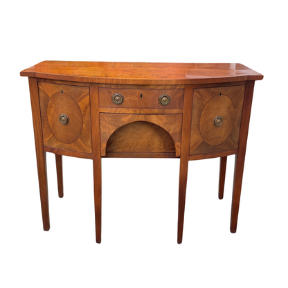 Federal Bow-Front Maple Sideboard