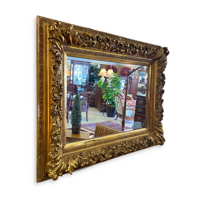 Linden Hall Foster VA Antique Gilt Mirror, ca. 1880