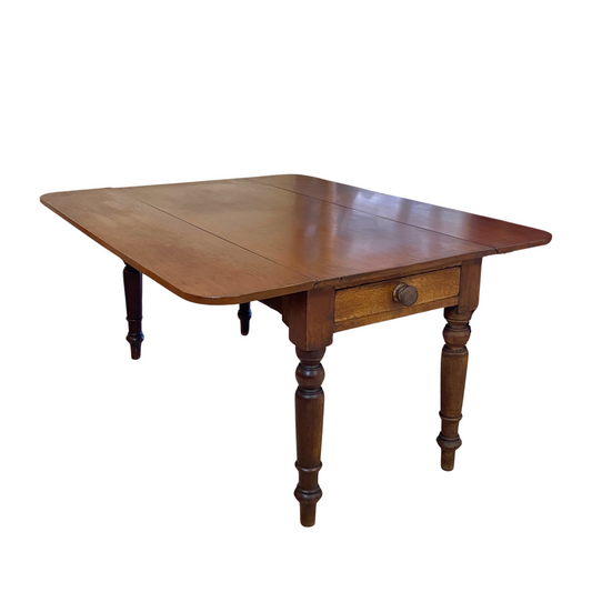 Three Board Drop-Side Farm Table, ca. 1840