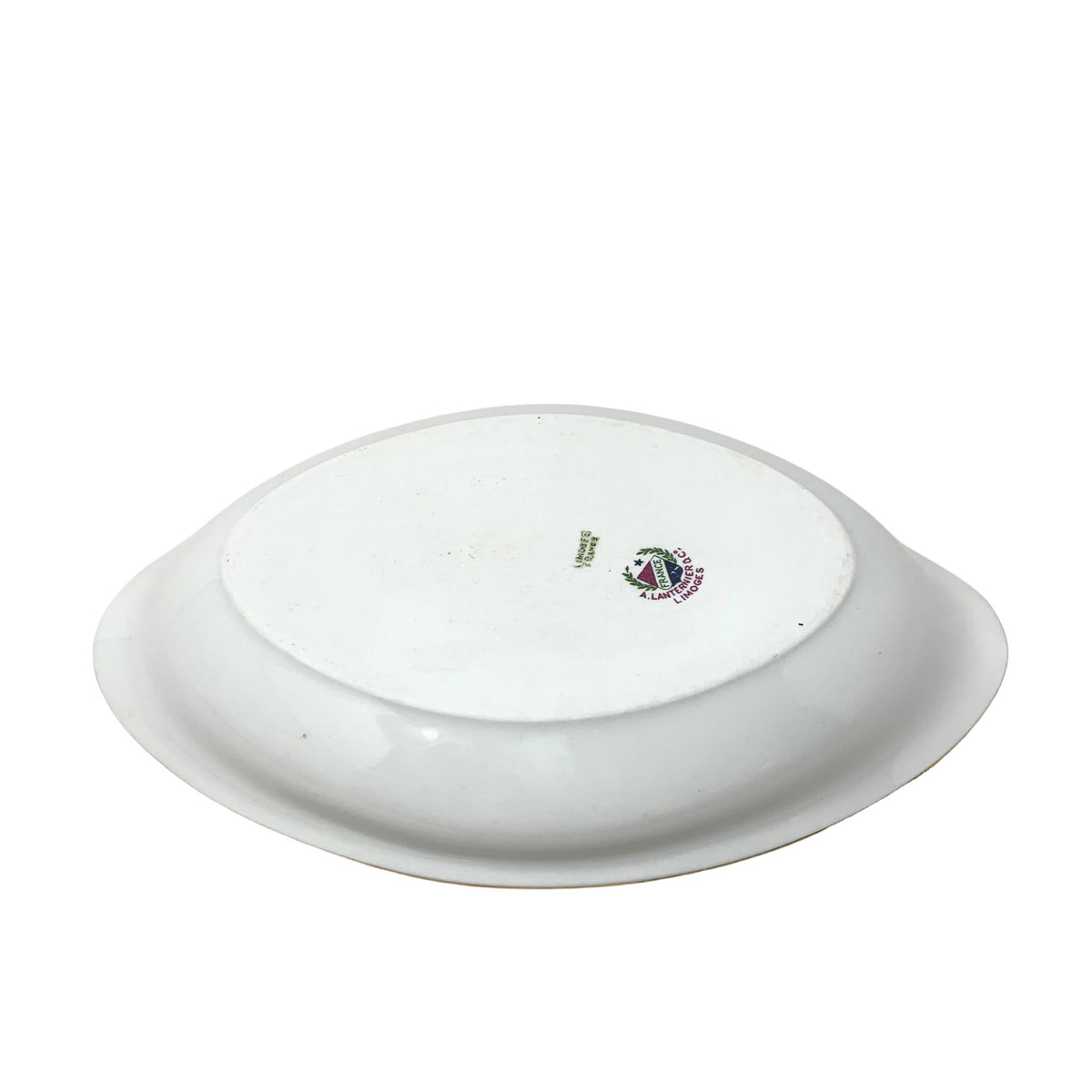 Antique A. Lanternier Limoges Porcelain 8" Asparagus Dish