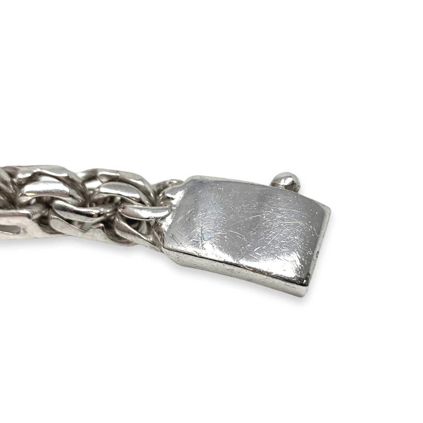 Sterling Men's 12mm Double Link Bracelet (85g)