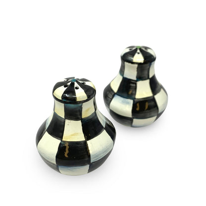 Mackenzie-Childs Courtly Check Salt & Pepper Shakers
