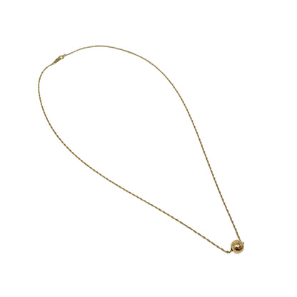 14K Gold 18” Bead Slide Wheat Necklace