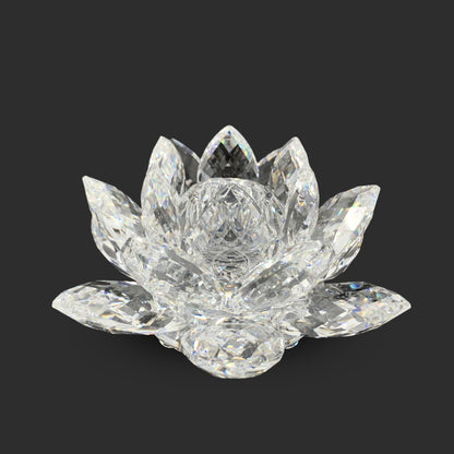 Swarovski Crystal Lotus Candleholder (Large)