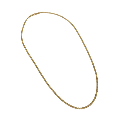 Italian 14K Gold 20” Flat Link Necklace