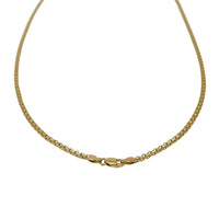 Italian 14K Gold 20” Flat Link Necklace