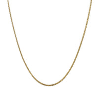 Italian 14K Gold 20” Flat Link Necklace