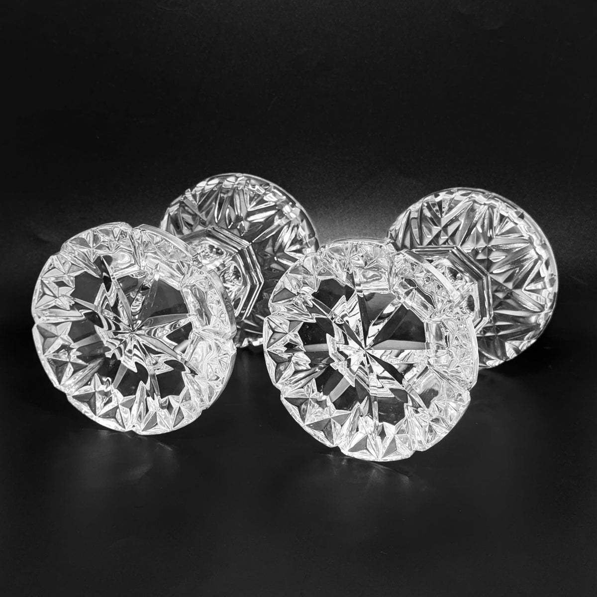 Waterford Crystal "Bethany" Pair of 5" Pillar Candle Holders