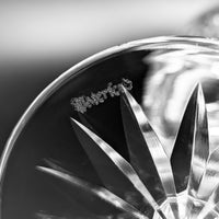 Waterford Crystal Cross-Hatch/ Fan Cut Pair of Water Goblets, WAT6