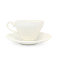 Wedgwood "Wellesley" 9pc Footed Cup & Saucer Set