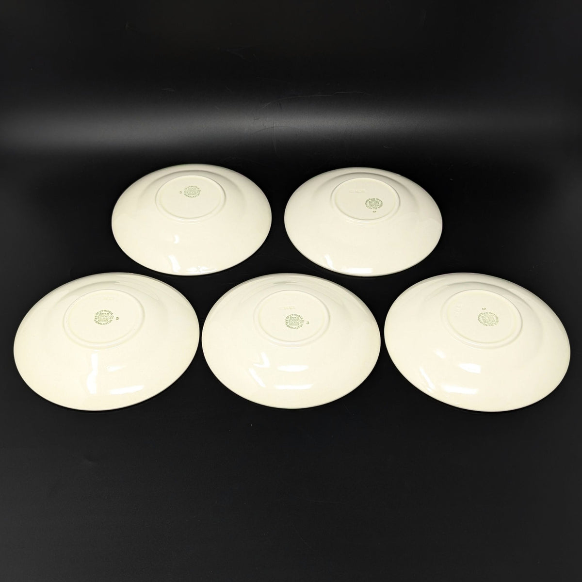 Wedgwood "Wellesley" 9pc Footed Cup & Saucer Set