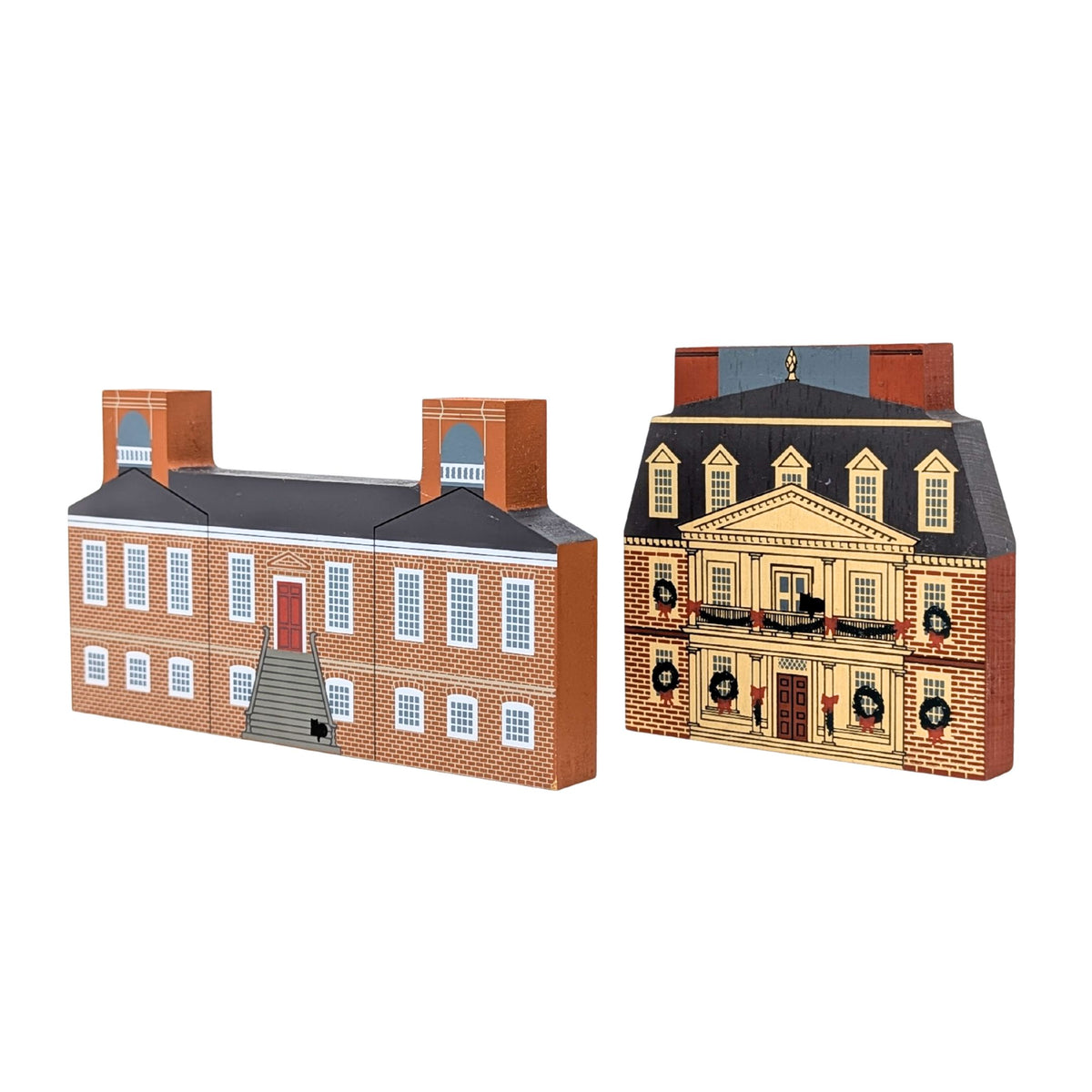 1990's The Cat's Meow Village 5pc Historic Virginia Set