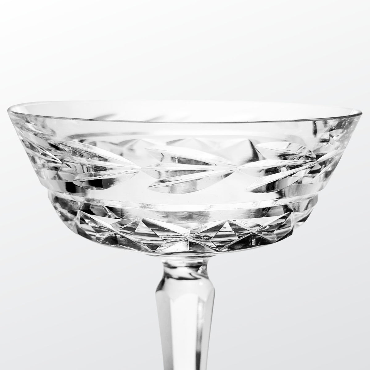 Waterford "Glandore" Crystal Champagne/ Tall Sherbet