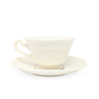 Wedgwood "Patrician" Ivory 7pc Teacup & Saucer Set