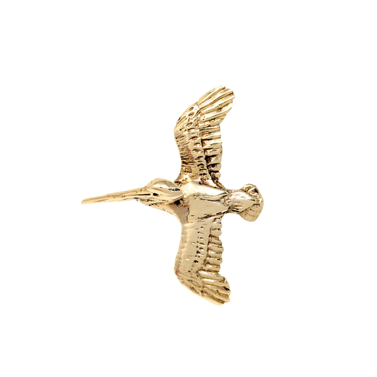 13K Gold Pelican Pendant