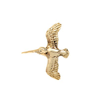 13K Gold Pelican Pendant