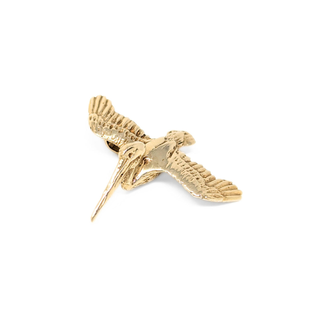 13K Gold Pelican Pendant