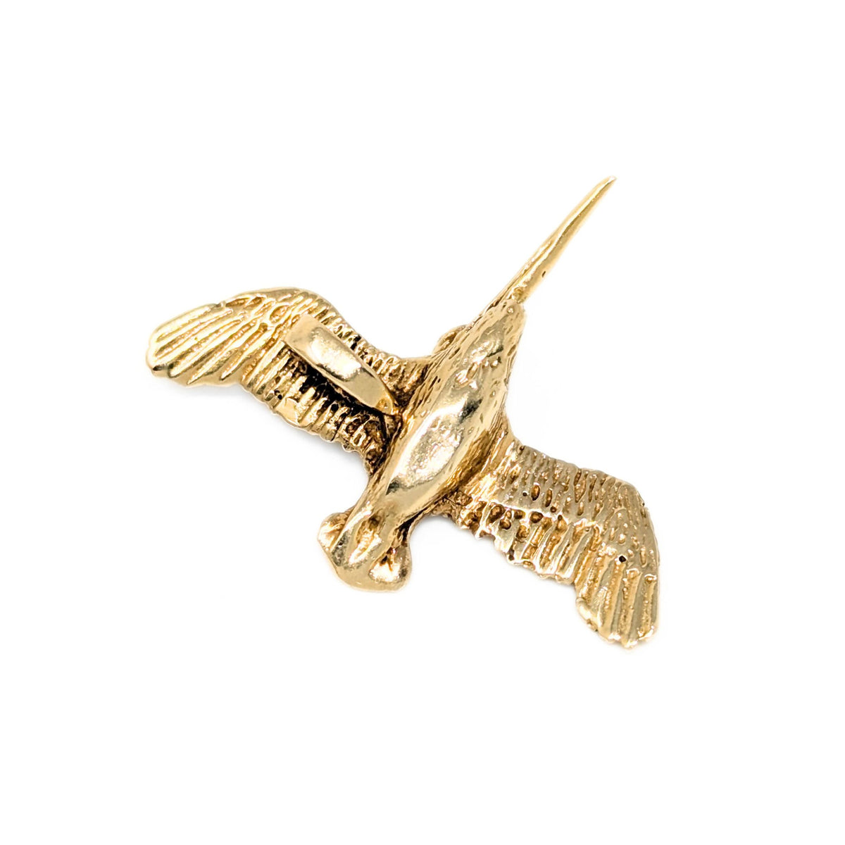 13K Gold Pelican Pendant