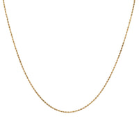 13K Gold 18” 1.8mm Solid Rope Necklace