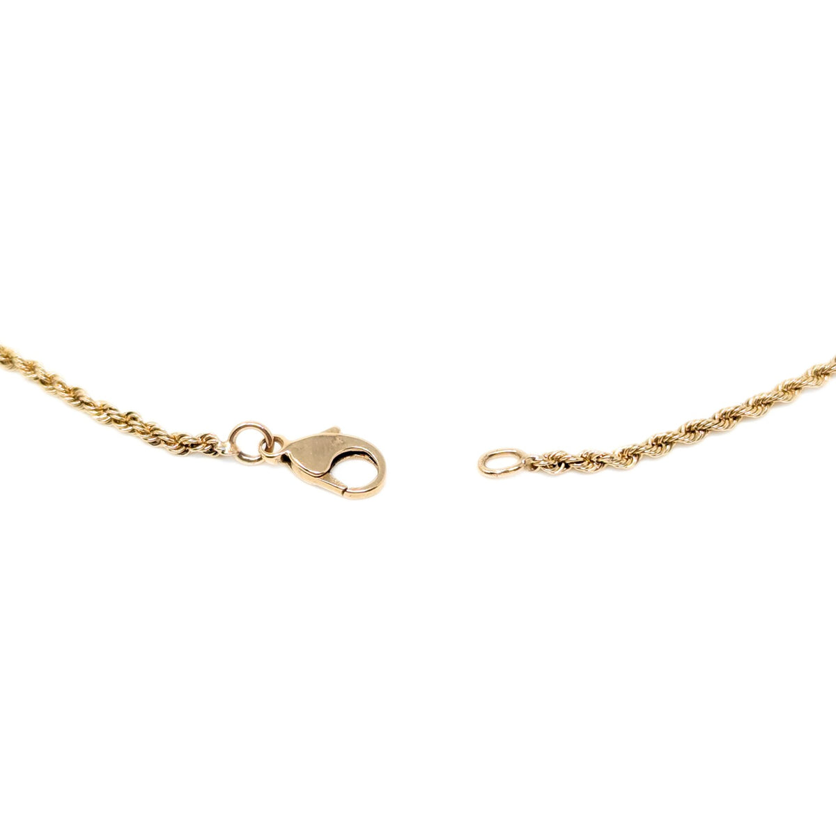 13K Gold 18” 1.8mm Solid Rope Necklace