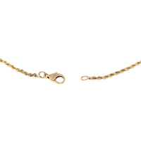 13K Gold 18” 1.8mm Solid Rope Necklace