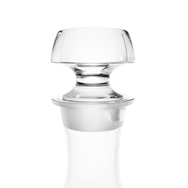 Mid-Century Danish Modern Crystal Glass Decanter