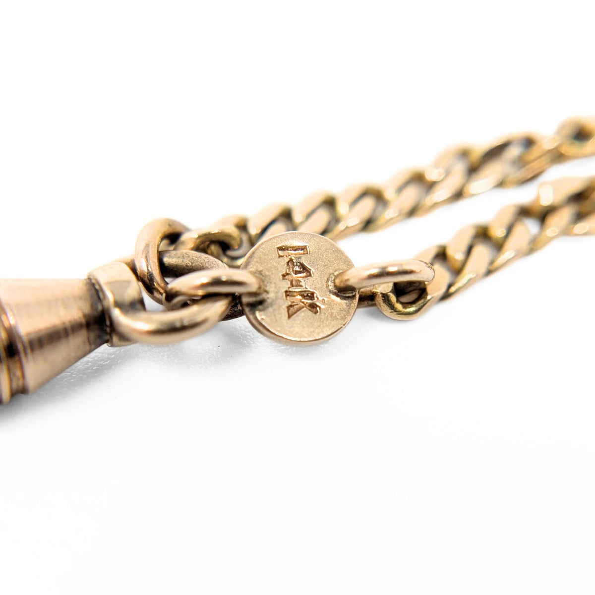 12K Gold Edwardian 56” Pearl Slide Lariat Ladies Pocket Watch Pendant Chain