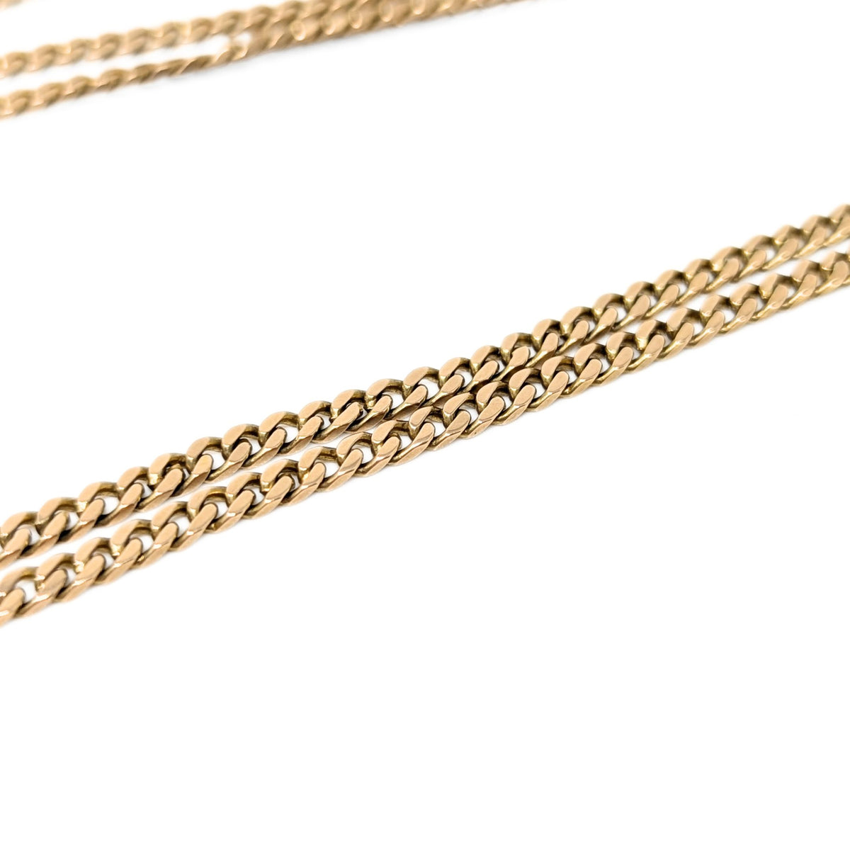 12K Gold Edwardian 56” Pearl Slide Lariat Ladies Pocket Watch Pendant Chain