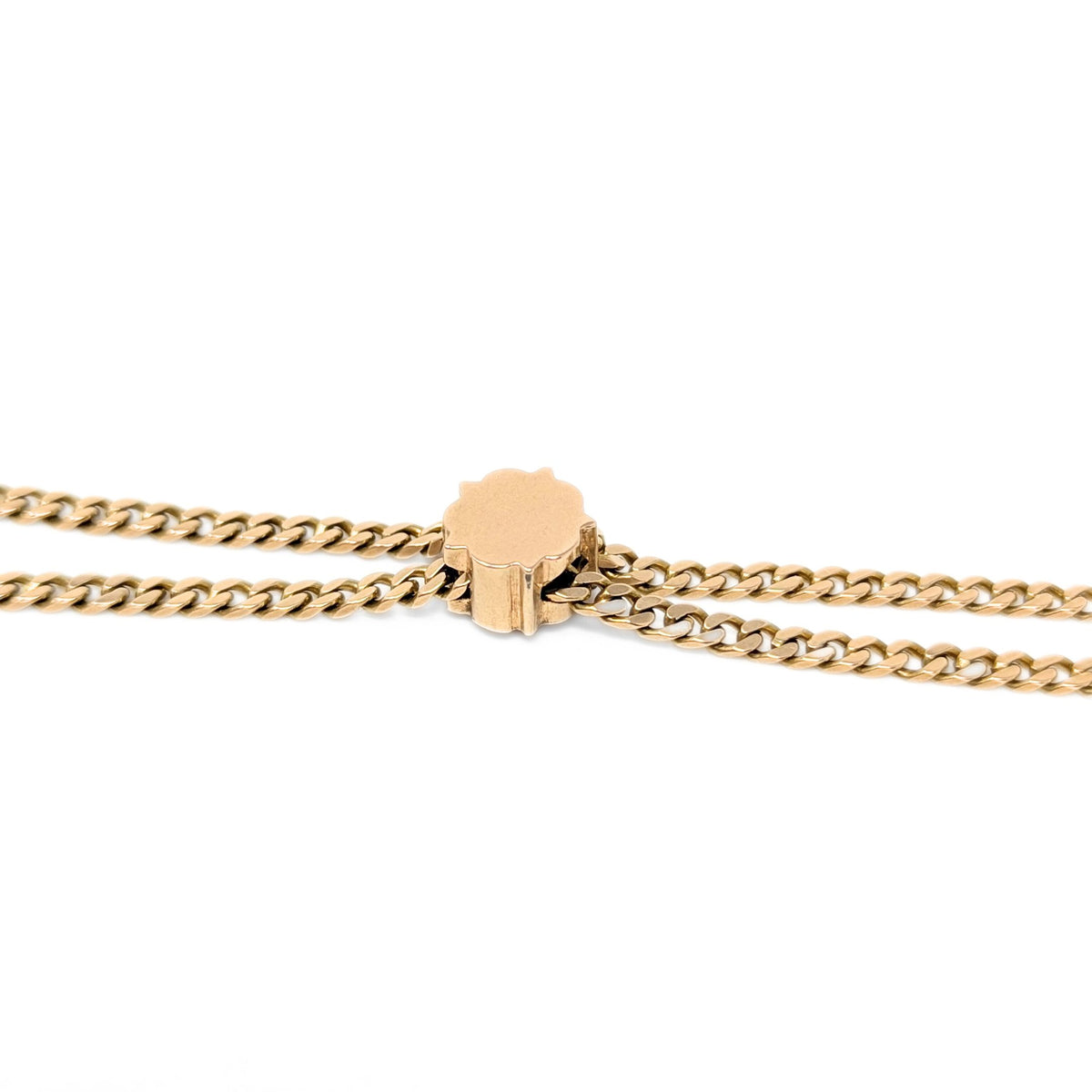 12K Gold Edwardian 56” Pearl Slide Lariat Ladies Pocket Watch Pendant Chain