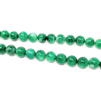 Japanese Vintage 22” Green Jade Bead Dragon/Fire Drake Pendant Necklace