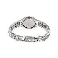 Eon #1962 Sterling, Stainless Steel, & Mother of Pearl Quartz Swiss Watch