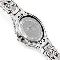 Eon #1962 Sterling, Stainless Steel, & Mother of Pearl Quartz Swiss Watch