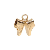 Vintage 14K Gold Baby Shoes Charm