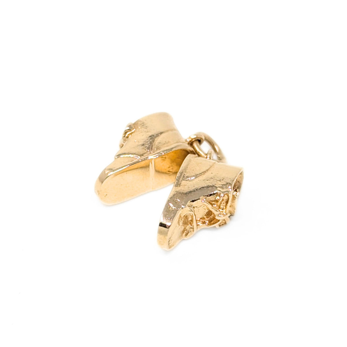 Vintage 14K Gold Baby Shoes Charm