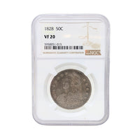 1828 NGC VF20 Bust Half Dollar